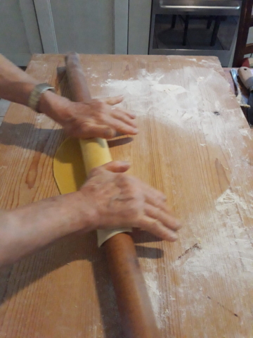 Hand-rolled pasta