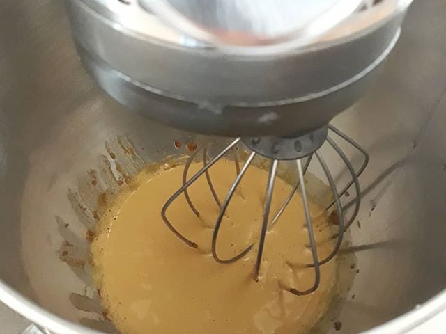 KitchenAid with biscuit dough